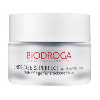 Biodroga szépség kozmetika termék szépségápolás Bioscience Institute energize perfecr 24 órás krém száraz bőrre