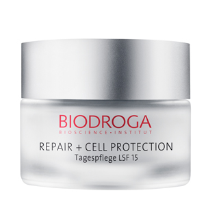 Biodroga szépség kozmetika termék szépségápolás Bioscience Institute repair cell protection 15 faktoros krém