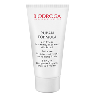 Biodroga szépség kozmetika termék szépségápolás Bioscience Institute puran 24 órás krém zsíros bőrre