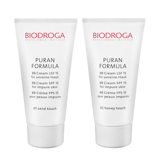 Biodroga szépség kozmetika termék szépségápolás Bioscience Institute puran bb krém 15 faktoros védelemmel
